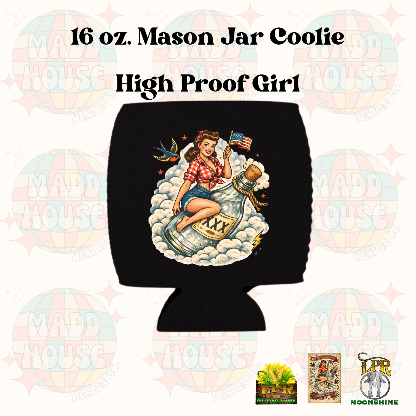 LPR 16 oz. Mason Jar Coolies