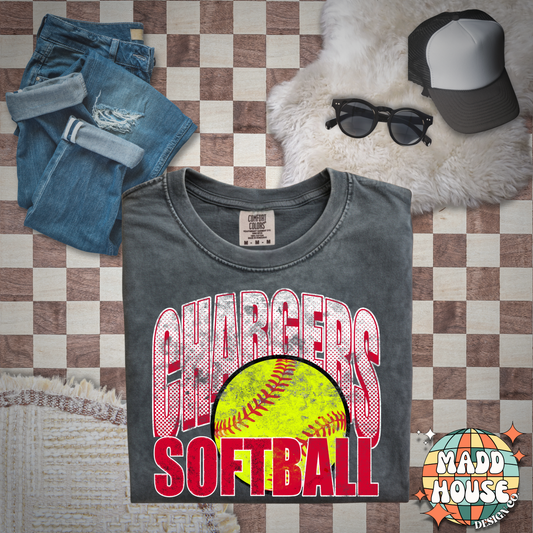 Distressed Chargers Softball