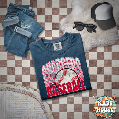 Distressed Chargers Baseball