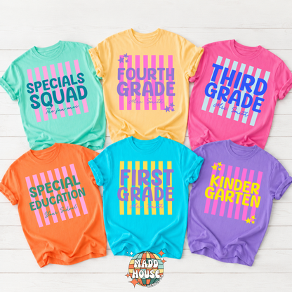 Back to school preppy lines - Customizable