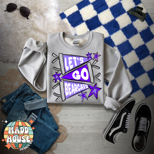 Let’s Go Bearcats Pennant