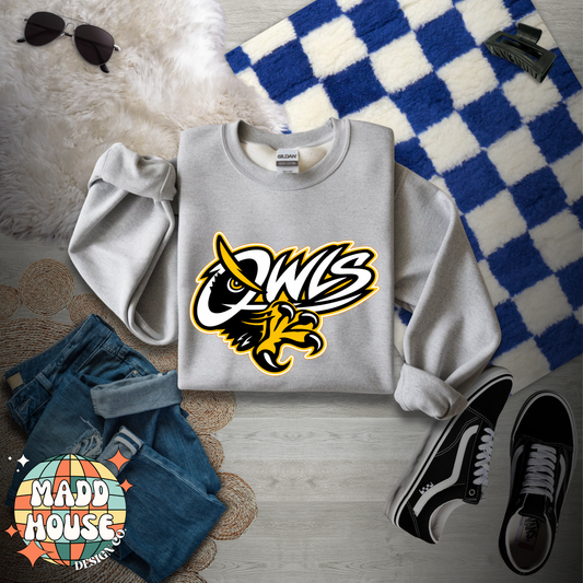 Owls Baseball Logo