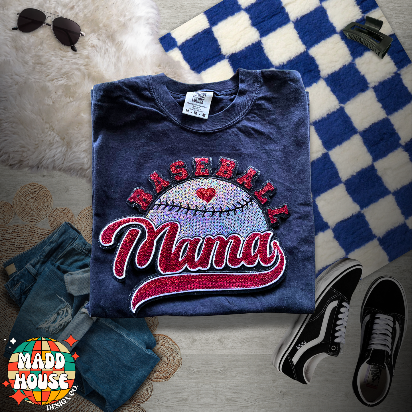 Baseball Mama Patch