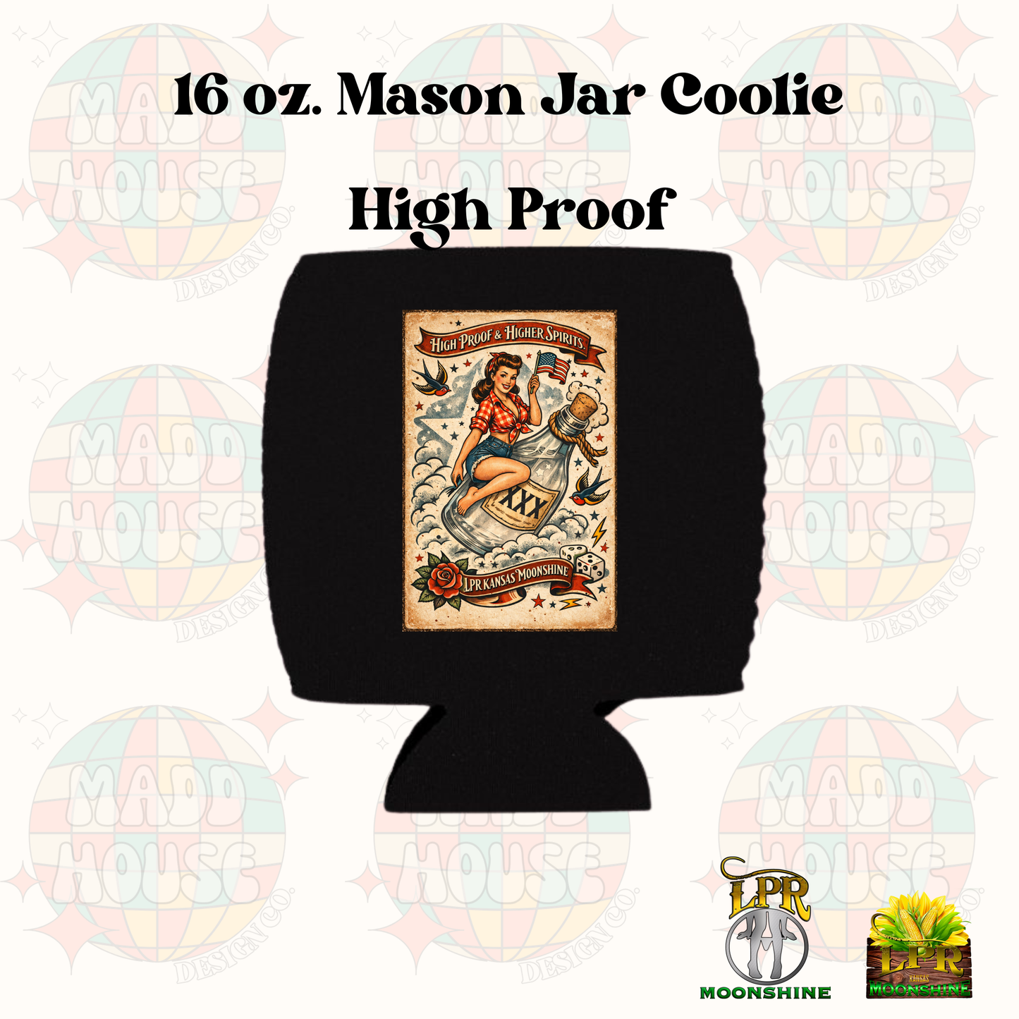 LPR 16 oz. Mason Jar Coolies