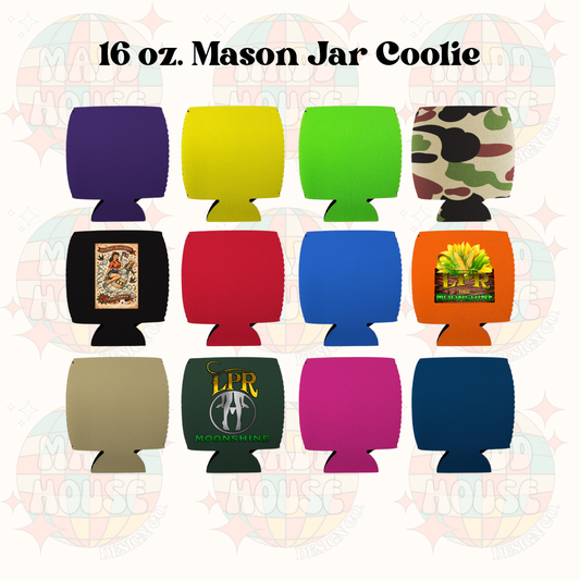 LPR 16 oz. Mason Jar Coolies