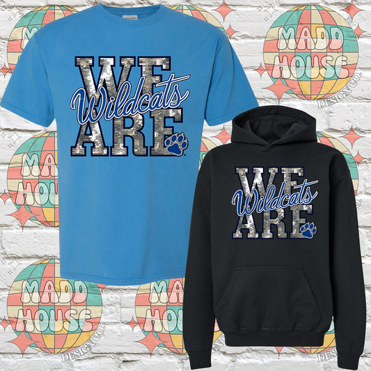 We are Wildcats - Faux Sequins