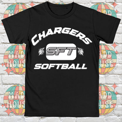 Chargers SFT Sport Adult T-shirt image 1