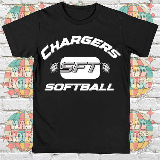 Chargers SFT Sport Adult T-shirt image 1