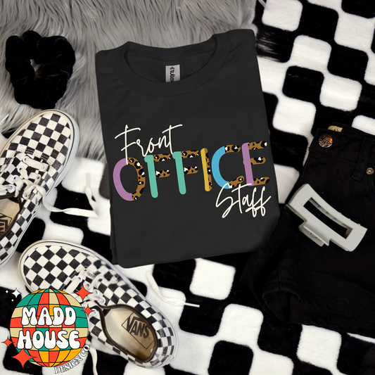 Front Office Staff - Pastel Leopard